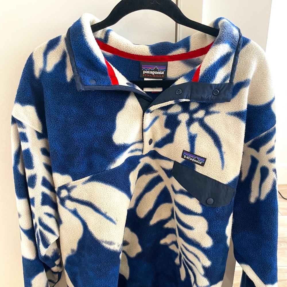 Patagonia Men's Lightweight Synchilla Snap-T Pullover - Size Large